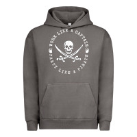 Pigment Tornado Work like a captain party like a pirate Urban Hoodie - FloraArt