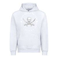 White Work like a captain party like a pirate Urban Hoodie - FloraArt
