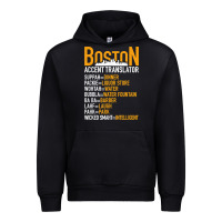 Black wicked smaht boston accent translator bostonians gifts shirt Urban Hoodie - FloraArt