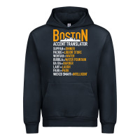 Navy wicked smaht boston accent translator bostonians gifts shirt Urban Hoodie - FloraArt