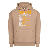 Pigment Burro wicked smaht boston accent translator bostonians gifts shirt Urban Hoodie - FloraArt