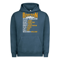 Pigment Midnight Navy wicked smaht boston accent translator bostonians gifts shirt Urban Hoodie - FloraArt