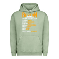 Pigment Oil Green wicked smaht boston accent translator bostonians gifts shirt Urban Hoodie - FloraArt