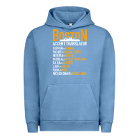 Pigment Pebble Blue wicked smaht boston accent translator bostonians gifts shirt Urban Hoodie - FloraArt