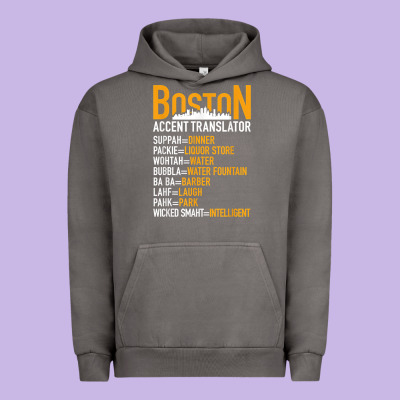Wicked Smaht Boston Accent Translator Bostonians Gifts Shirt Urban Hoodie Designed By Floraart