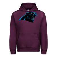 Mauve Wine thesportcarolinapantherslogo Urban Hoodie - FloraArt