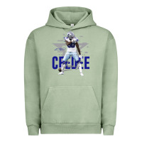 Pigment Oil Green ceedee lamb Urban Hoodie - FloraArt
