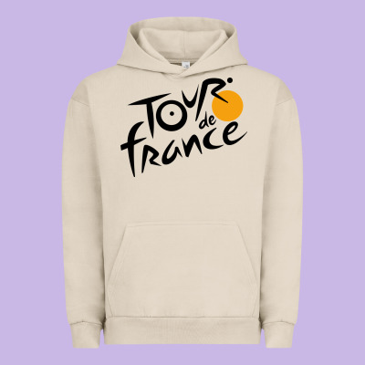 Tour De France Cycling Urban Hoodie Designed By Artmosaic