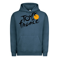 Pigment Midnight Navy tour de france cycling Urban Hoodie - ArtMosaic