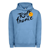 Pigment Pebble Blue tour de france cycling Urban Hoodie - ArtMosaic
