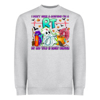 Heather Grey respiratory therapist halloween humor Heavyweight Sweatshirt - CowhideDigitalArt