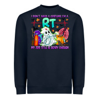 Navy respiratory therapist halloween humor Heavyweight Sweatshirt - CowhideDigitalArt