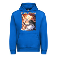 Cobalt Clash of the Titans (Transparent) Urban Hoodie - ArtMosaic