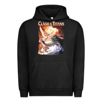 Pigment Black Clash of the Titans (Transparent) Urban Hoodie - ArtMosaic