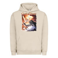 Pigment French Oak Clash of the Titans (Transparent) Urban Hoodie - ArtMosaic