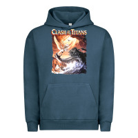 Pigment Midnight Navy Clash of the Titans (Transparent) Urban Hoodie - ArtMosaic