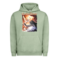 Pigment Oil Green Clash of the Titans (Transparent) Urban Hoodie - ArtMosaic