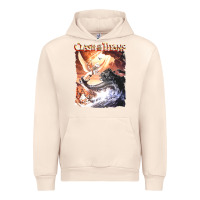 Sandshell Clash of the Titans (Transparent) Urban Hoodie - ArtMosaic