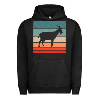 Pigment Black goat goats retro style vintage 140 goat lover Urban Hoodie - ArtMosaic