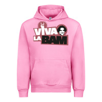 Fuchsia Pink viva la bam Urban Hoodie - ArtMosaic