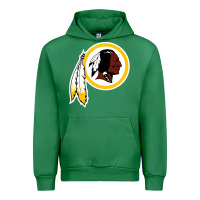 Emerald the indian red skins clasic Urban Hoodie - ArtMosaic
