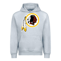 Heather Grey the indian red skins clasic Urban Hoodie - ArtMosaic