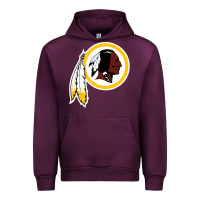 Mauve Wine the indian red skins clasic Urban Hoodie - ArtMosaic