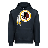 Navy the indian red skins clasic Urban Hoodie - ArtMosaic