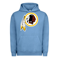 Pigment Pebble Blue the indian red skins clasic Urban Hoodie - ArtMosaic