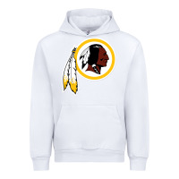 White the indian red skins clasic Urban Hoodie - ArtMosaic
