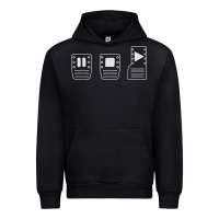 Black save manual pedal diagram stick shift car lover t shirt Urban Hoodie - ArtMosaic