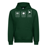 Forest Green save manual pedal diagram stick shift car lover t shirt Urban Hoodie - ArtMosaic