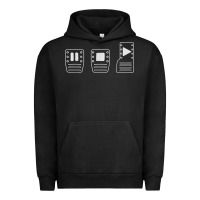 Pigment Black save manual pedal diagram stick shift car lover t shirt Urban Hoodie - ArtMosaic