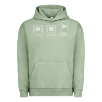 Pigment Oil Green save manual pedal diagram stick shift car lover t shirt Urban Hoodie - ArtMosaic