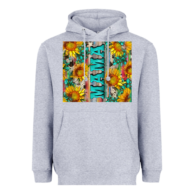 Mama Wıth Sunflowers And Gemstone Heavyweight Hoodie by Artiststas | Teevron