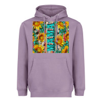 Lavender mama wıth sunflowers and gemstone Heavyweight Hoodie - Artiststas