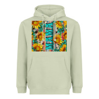 Matcha mama wıth sunflowers and gemstone Heavyweight Hoodie - Artiststas