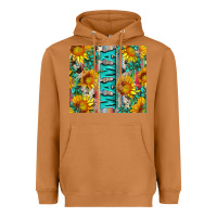 Meerkat mama wıth sunflowers and gemstone Heavyweight Hoodie - Artiststas