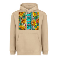 Mushroom mama wıth sunflowers and gemstone Heavyweight Hoodie - Artiststas