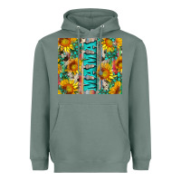 Sage mama wıth sunflowers and gemstone Heavyweight Hoodie - Artiststas