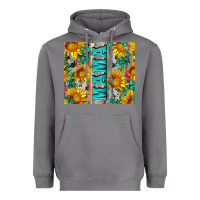 Storm mama wıth sunflowers and gemstone Heavyweight Hoodie - Artiststas