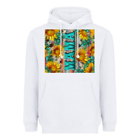 White mama wıth sunflowers and gemstone Heavyweight Hoodie - Artiststas