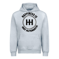 Heather Grey Happiness is Not Automatic..Save the manuals.. 3 Pedals Cars Lovers gi Urban Hoodie - ArtMosaic