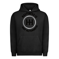 Pigment Black Happiness is Not Automatic..Save the manuals.. 3 Pedals Cars Lovers gi Urban Hoodie - ArtMosaic