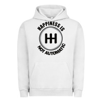 Pigment Lunar Rock Happiness is Not Automatic..Save the manuals.. 3 Pedals Cars Lovers gi Urban Hoodie - ArtMosaic