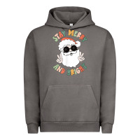 Pigment Tornado funny groovy stay merry and bright christmas santa claus t shirt Urban Hoodie - ArtMosaic