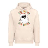 Sandshell funny groovy stay merry and bright christmas santa claus t shirt Urban Hoodie - ArtMosaic