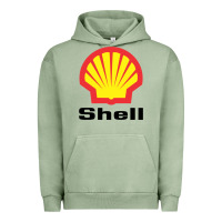 Pigment Oil Green Copy of shell gasoline Urban Hoodie - ArtMosaic