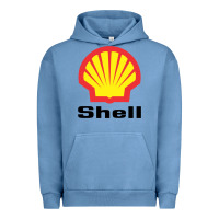 Pigment Pebble Blue Copy of shell gasoline Urban Hoodie - ArtMosaic