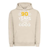 Pigment French Oak 90th Birthday Gift Took Me 90 Years 90 Year Old Urban Hoodie - trangStudio